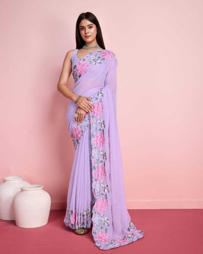 Georgette Rvl Anokhi  Sarees