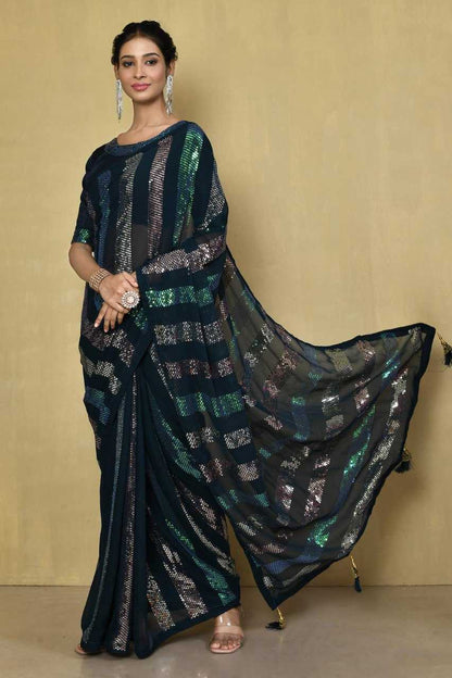 Georgette Rvt 413  Saree