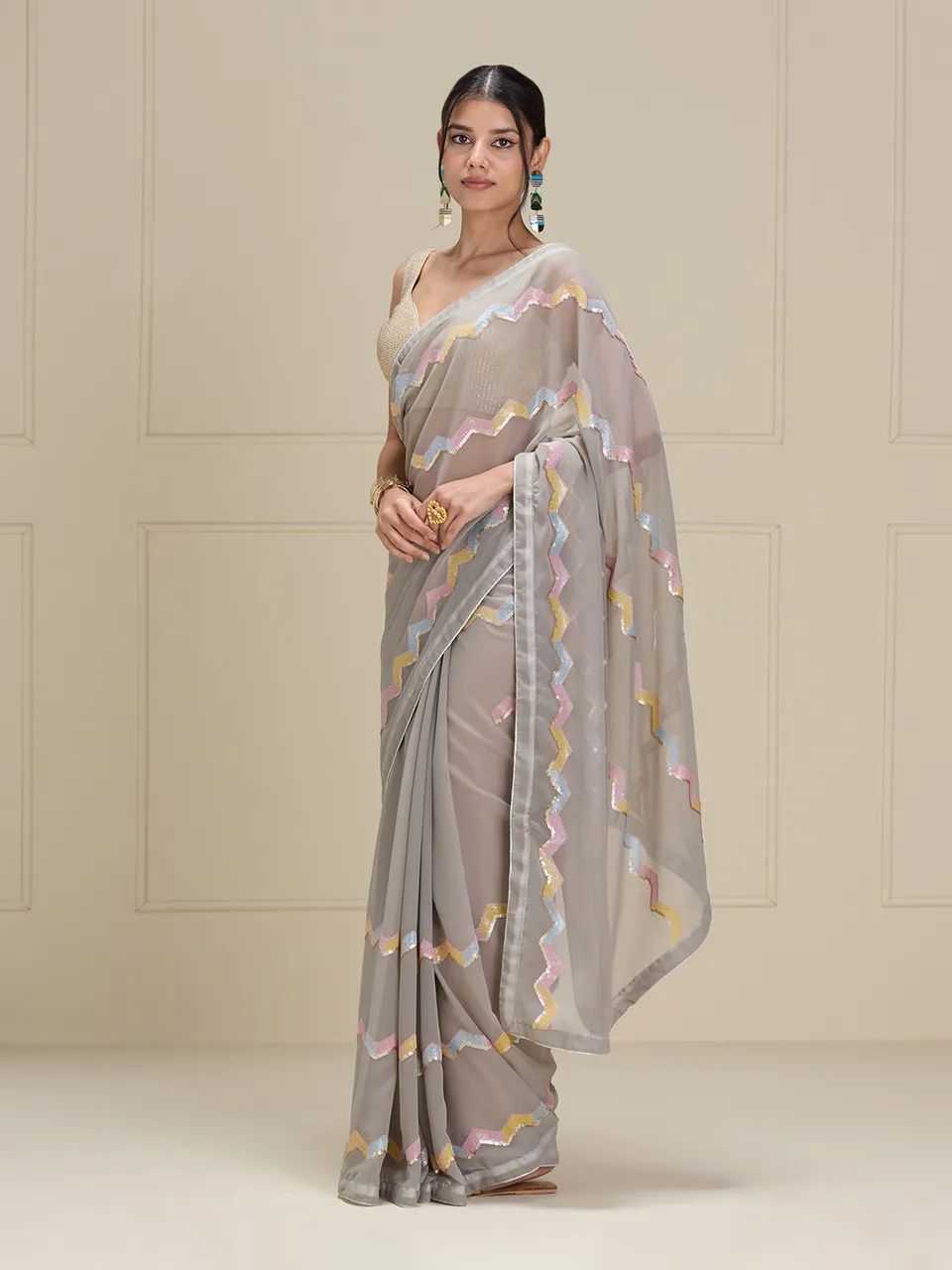 Georgette Rvt 608 Sarees  Party Wear Fancy Georgette Sarees