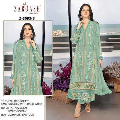 Georgette Rzar 9093  Unstitched Suits