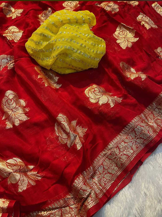 Georgette Sarees  Fkm  Gulaab   Saree