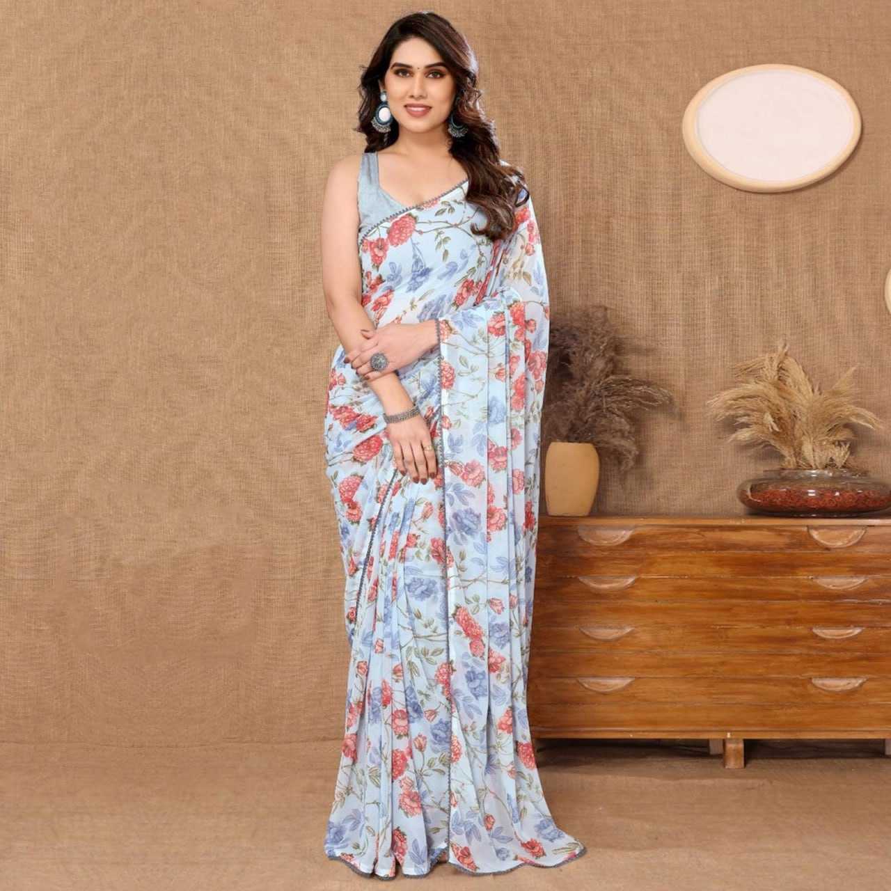 Georgette Sri 210  Sarees