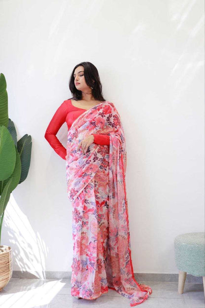 Georgette Sri 285  Sarees