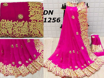 Georgette Vdd 1256  Sarees