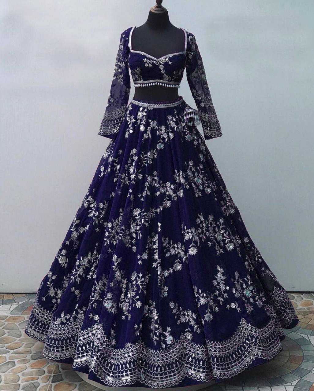 Georgette Vdd 6312  Lehengas