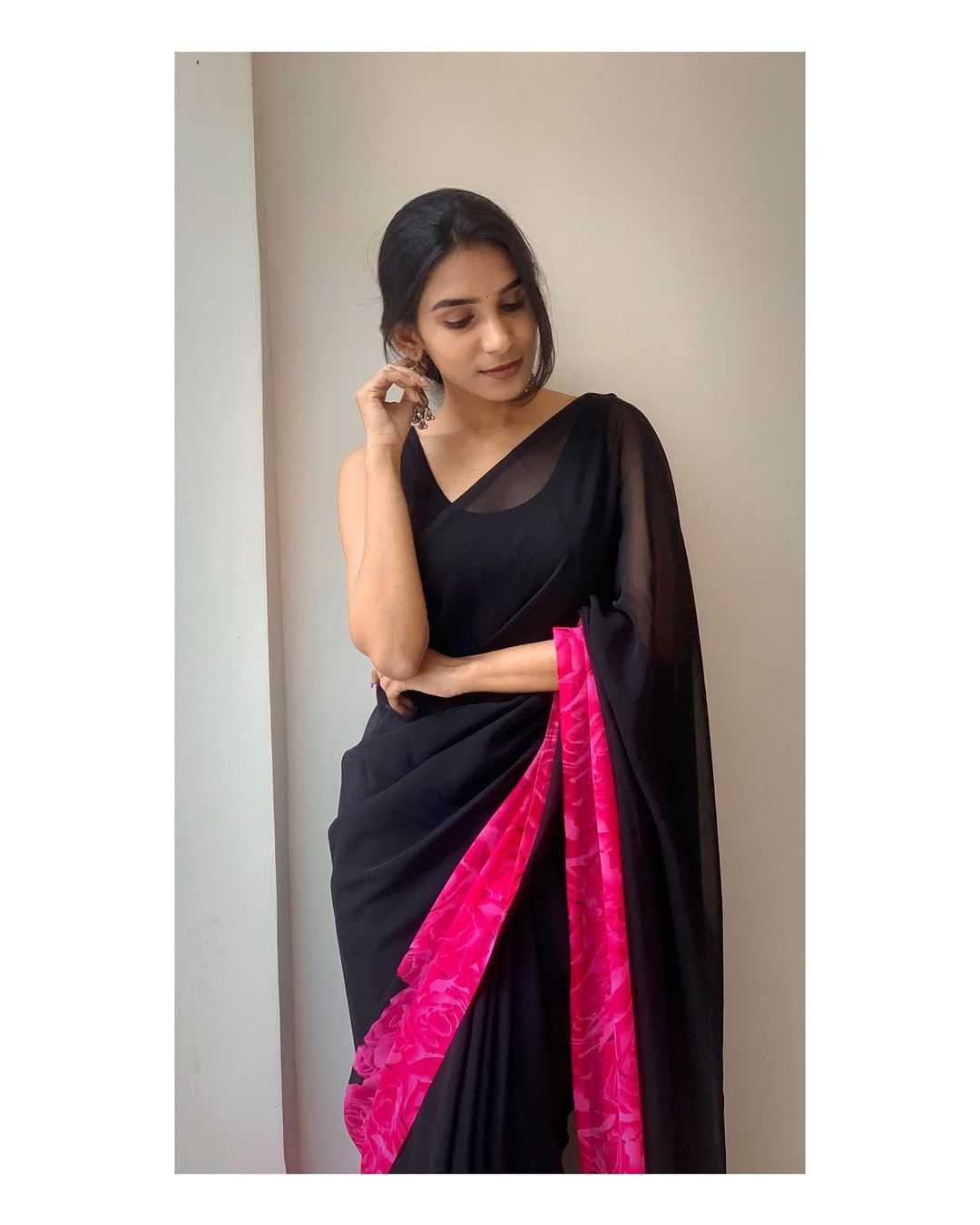 Georgette Vknx 125  Sarees