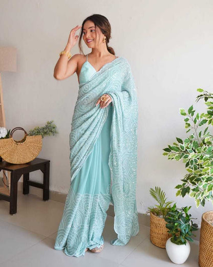 Georgette Vsg Trending  Sarees