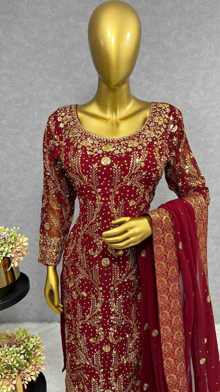 Georgettekesh228 536 Suits & Dresses Islamic Clothing  Pakistani Ladies Silk Long Kurtis Suits