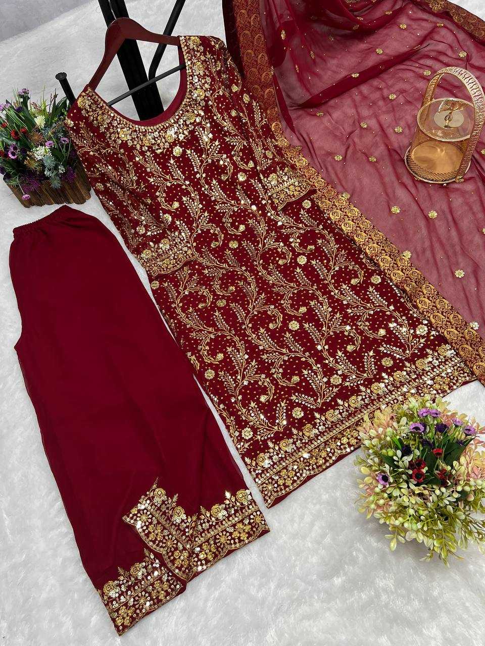 Georgettekesh228 536 Suits & Dresses Islamic Clothing  Pakistani Ladies Silk Long Kurtis Suits