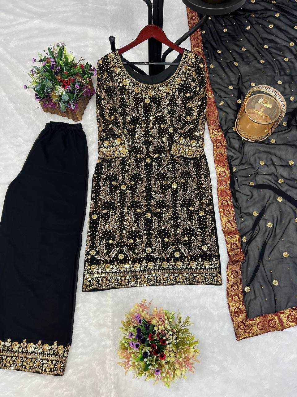 Georgettekesh228 536 Suits & Dresses Islamic Clothing  Pakistani Ladies Silk Long Kurtis Suits