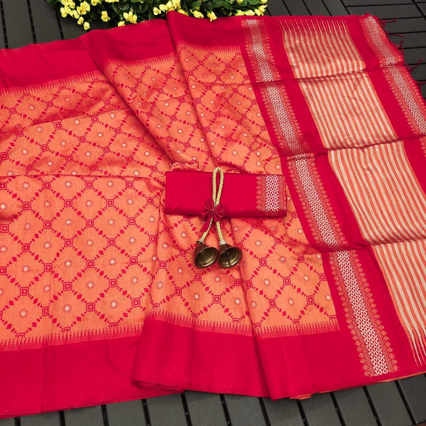 Handloom Silk Kesh171 Salar Ikkat 4 Silk Sarees  Handloom Traditional Ikat Sarees