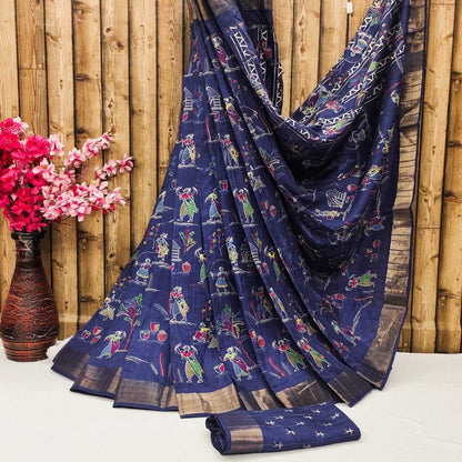 Handloom Silk Mkd 83 Sarees  Printed Ladies Batik Sarees