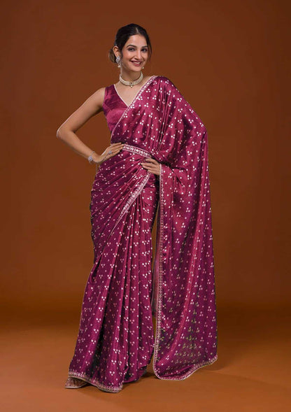 Heavy Chinon Silk Rvt 408  Sarees