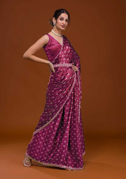 Heavy Chinon Silk Rvt 408  Sarees