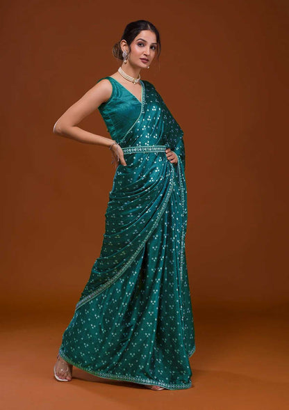 Heavy Chinon Silk Rvt 408  Sarees