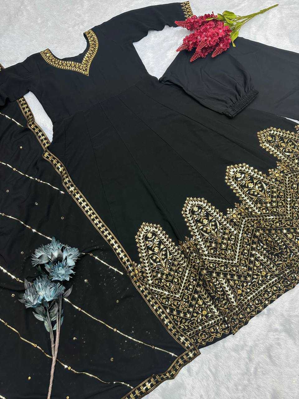 Heavy Parampara Silk Kesh157 1663 Gowns  Embroidery Anarkali Party Long Gowns