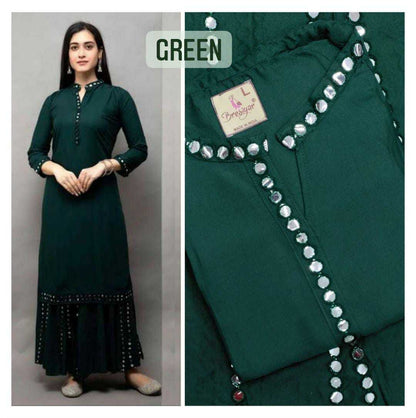 Heavy Rayon Rin158 Mohini Suits & Dresses  Ladies Palazzo Silk Suits