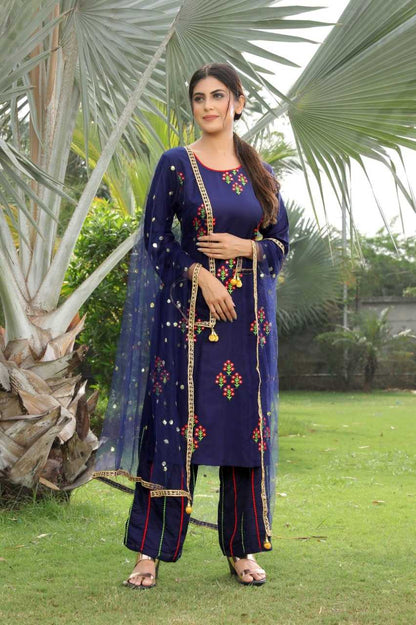 Heavy Rayon Rin158 Zalak Suits & Dresses  Ladies Embroidery Cotton Suits