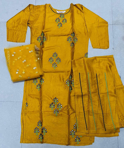 Heavy Rayon Rin158 Zalak Suits & Dresses  Ladies Embroidery Cotton Suits