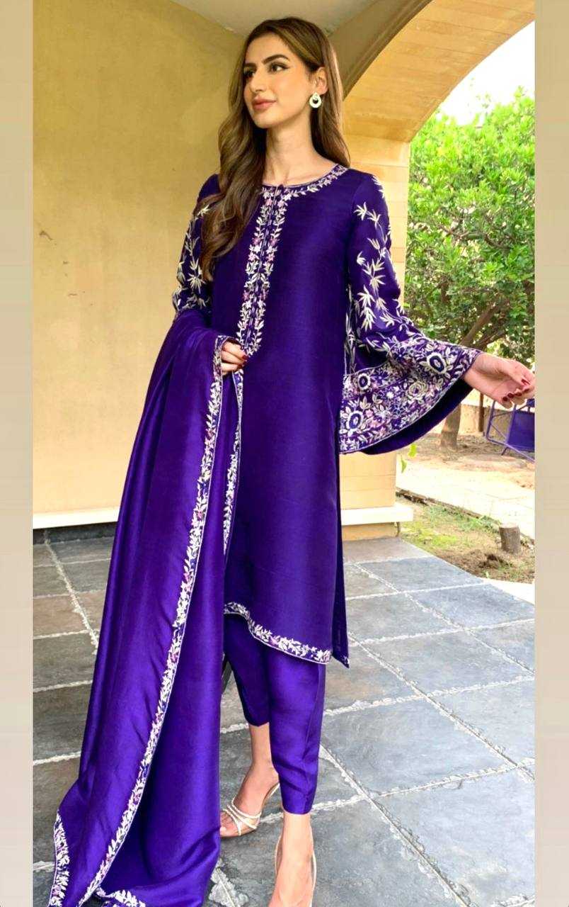 Heavy Roman Silk Kesh140 177 Suits & Dresses Islamic Clothing  Ladies Pakistani Ladies Silk Zari Work Suits