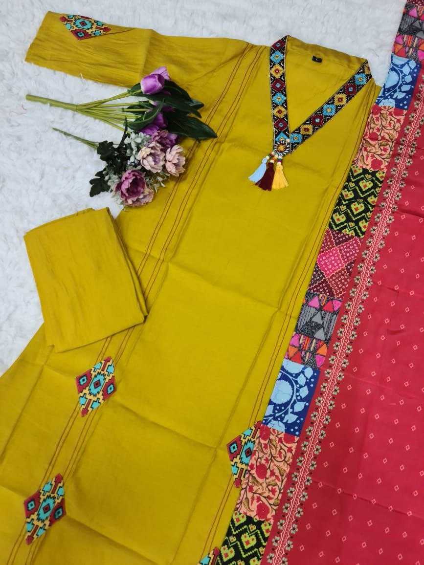 Heavy Roman Silk Smc Kajri Suits & Dresses  Dresses Ladies Silk Suits