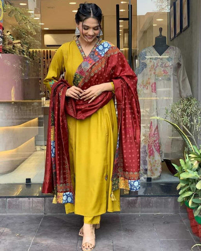 Heavy Roman Silk Smc Kajri Suits & Dresses  Dresses Ladies Silk Suits