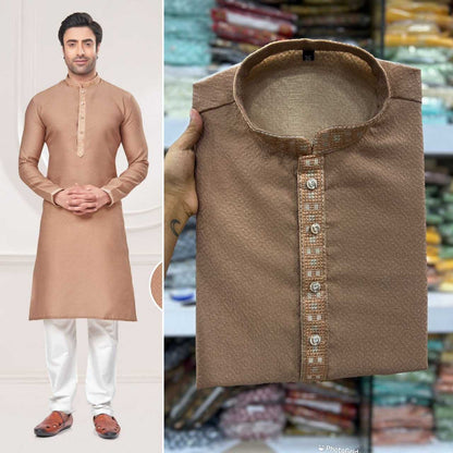 Heavy Silk Inl  254 Mens Wear  Mens Kurta Mens Kurta Pyjama Silk Kurta