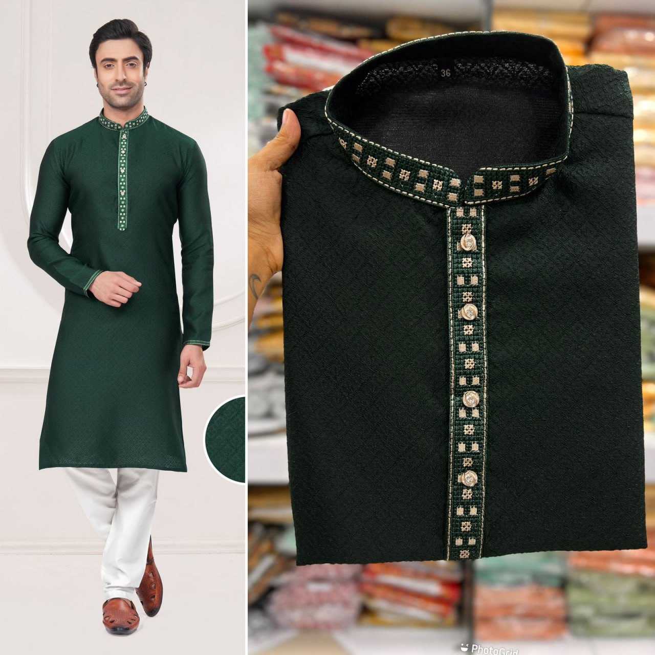 Heavy Silk Inl  254 Mens Wear  Mens Kurta Mens Kurta Pyjama Silk Kurta