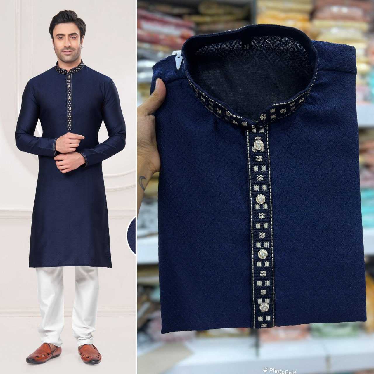 Heavy Silk Inl  254 Mens Wear  Mens Kurta Mens Kurta Pyjama Silk Kurta