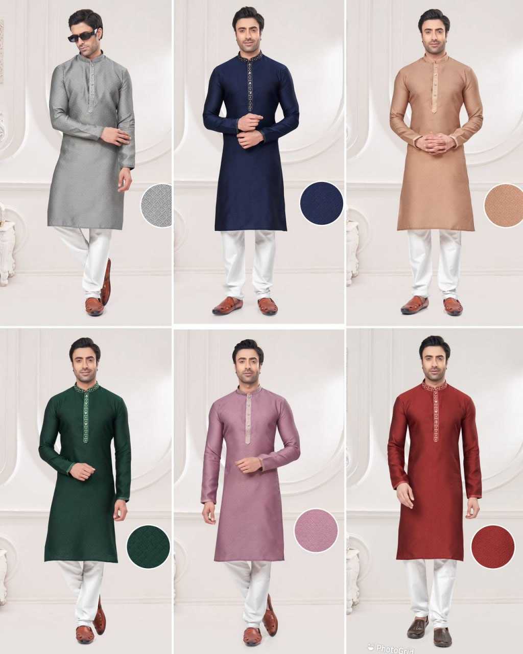 Heavy Silk Inl  254 Mens Wear  Mens Kurta Mens Kurta Pyjama Silk Kurta