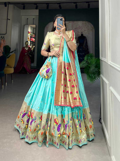 Jacquard Silk Kesh134 Aakanksha Lehengas  Chaniya Choli Traditional Silk Lehengas