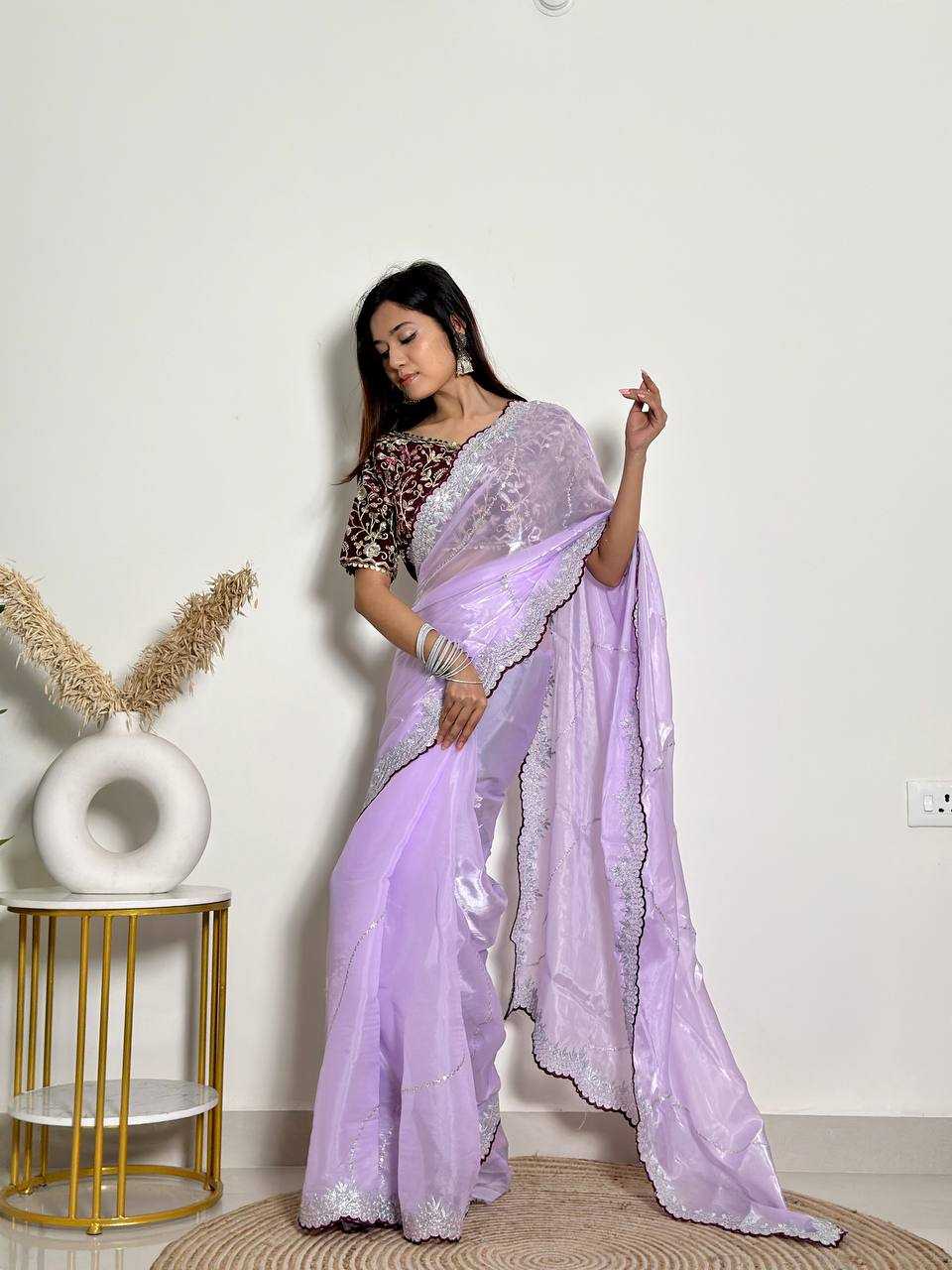 Jimmy Choo Ape Yasmine Sarees  Jimmy Choo Party Wear Fancy  Sarees