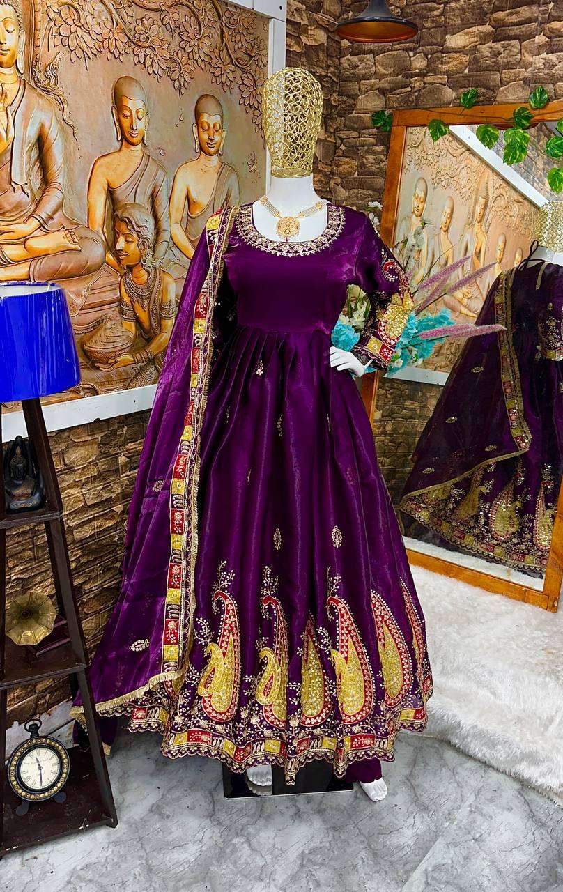 Jimmy Choo Kesh147 199 Gowns  Embroidery Anarkali Long Work Diwali Collections Gowns