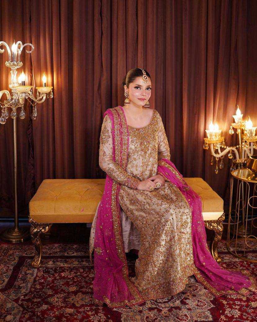 Jimmy Choo Kesh149 1253 Suits & Dresses  Pakistani Embroidery Palazzo Ladies Silk Wedding Suits