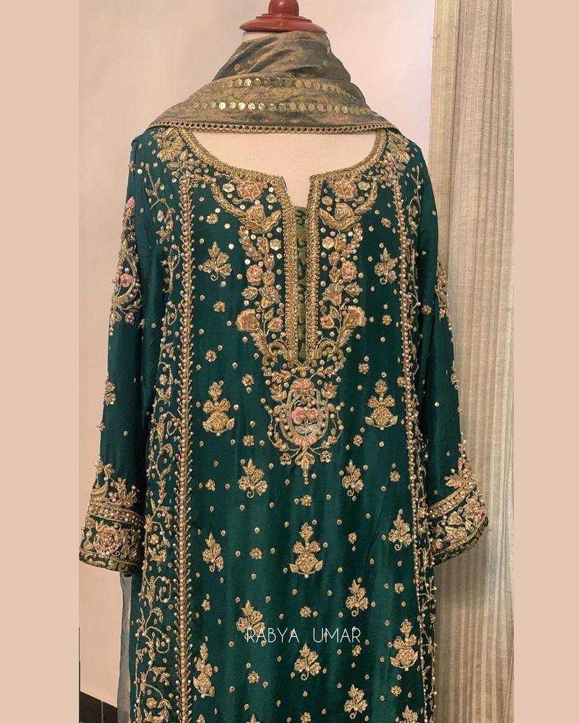 Jimmy Choo Kesh149 1272 Suits & Dresses  Pakistani Embroidery Palazzo Zari Work Suits