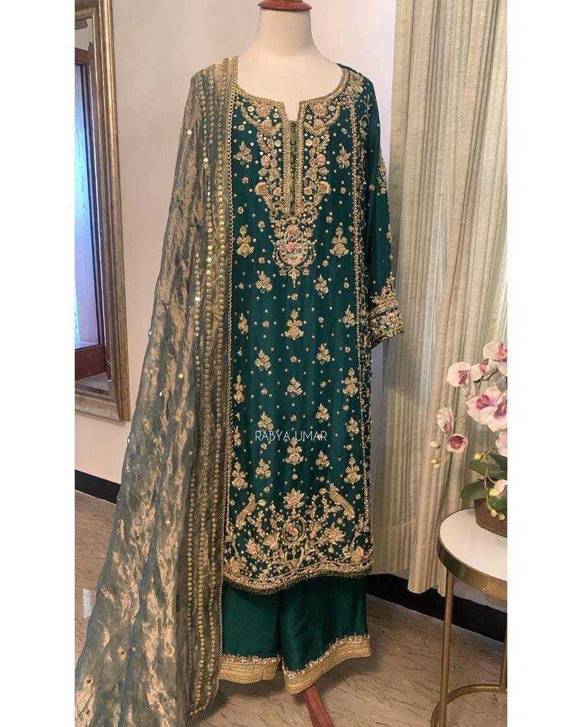 Jimmy Choo Kesh149 1272 Suits & Dresses  Pakistani Embroidery Palazzo Zari Work Suits