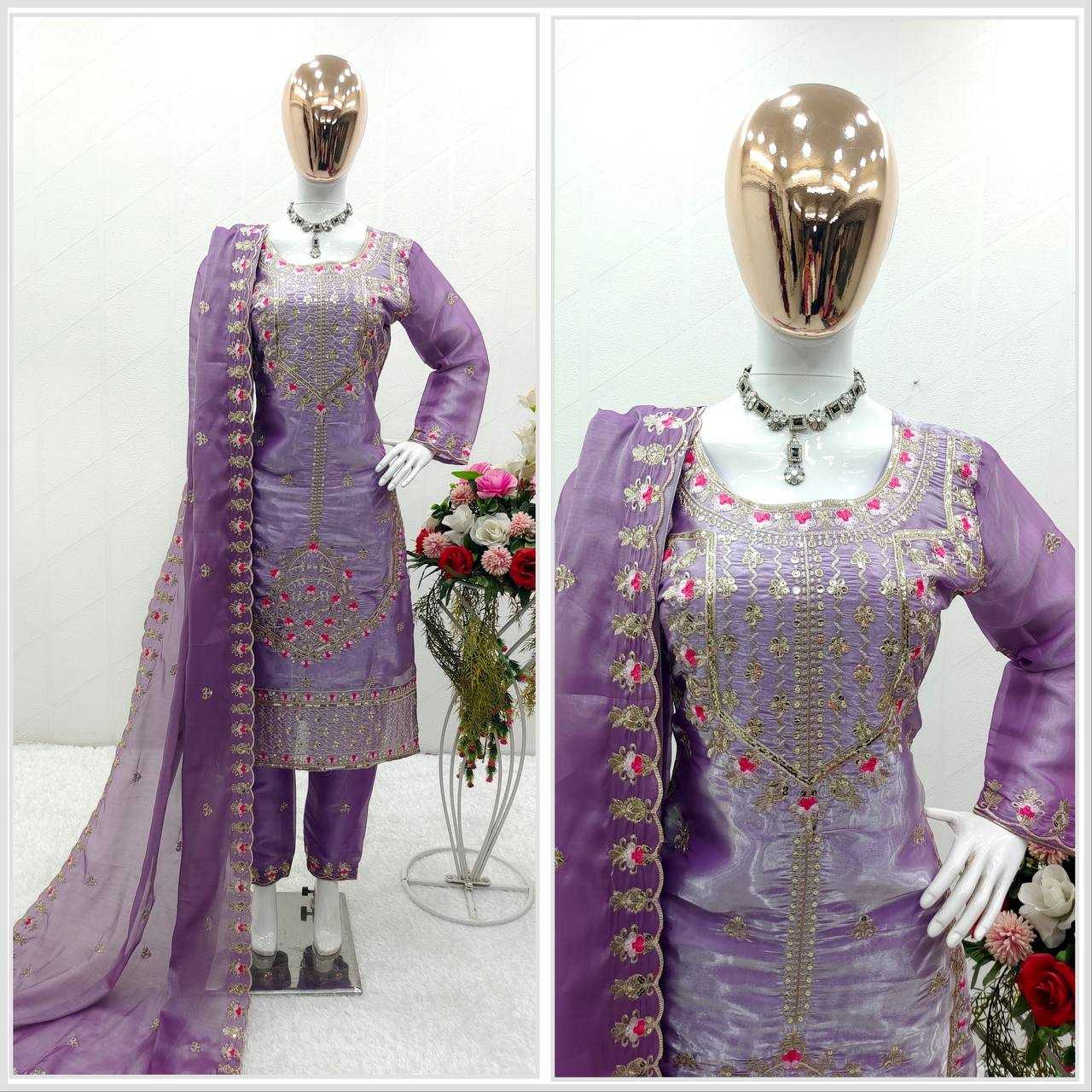 Jimmy Choo Kesh156 1102 Suits & Dresses  Ladies Silk Embroidery Zari Work Suits