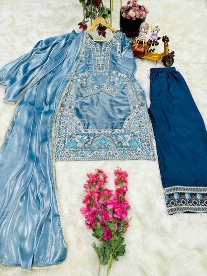 Jimmy Choo Kesh158 9280 Suits & Dresses Islamic Clothing  Pakistani Embroidery Palazzo Ladies Silk Suits