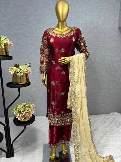 Jimmy Choo Kesh228 516 Suits & Dresses Islamic Clothing  Pakistani Ladies Silk Long Kurtis Suits