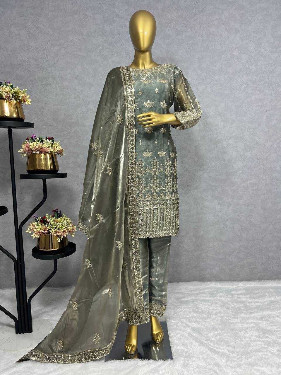 Jimmy Choo Kesh228 524 Suits & Dresses Islamic Clothing  Pakistani Ladies Silk Long Kurtis Suits