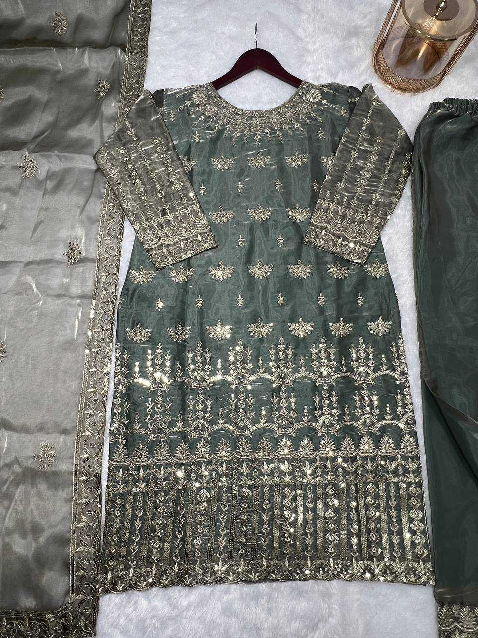 Jimmy Choo Kesh228 524 Suits & Dresses Islamic Clothing  Pakistani Ladies Silk Long Kurtis Suits