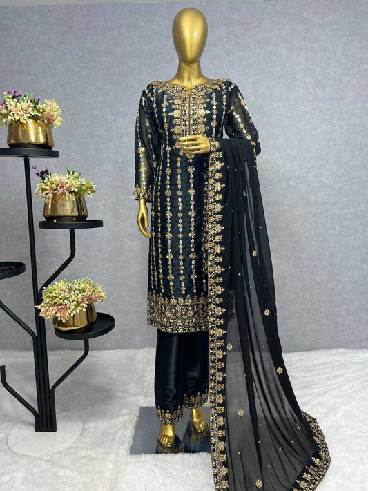 Jimmy Choo Kesh228 552 Suits & Dresses Islamic Clothing  Pakistani Ladies Silk Long Kurtis Suits