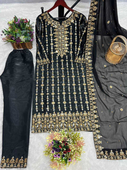 Jimmy Choo Kesh228 552 Suits & Dresses Islamic Clothing  Pakistani Ladies Silk Long Kurtis Suits