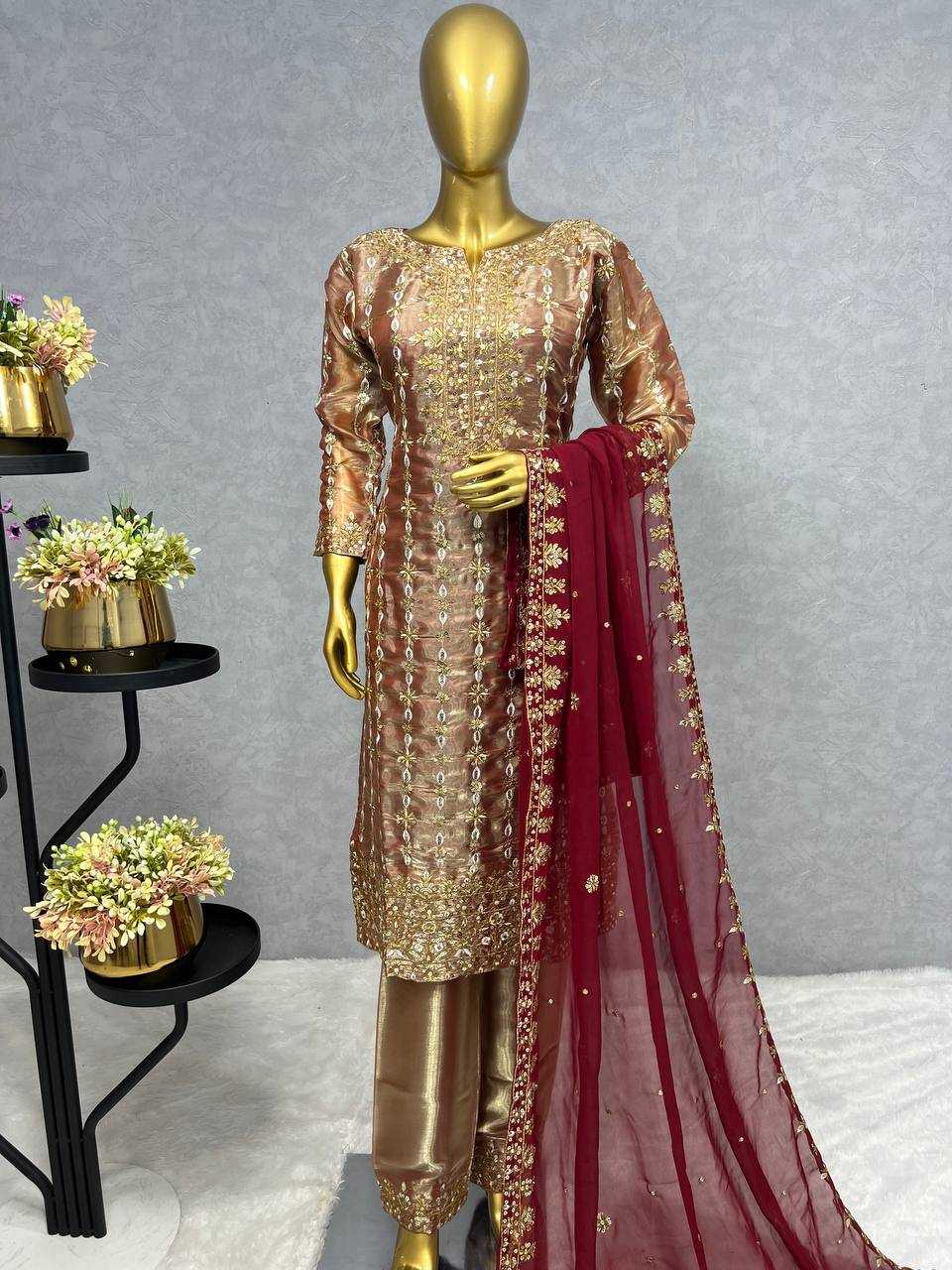 Jimmy Choo Kesh228 552 Suits & Dresses Islamic Clothing  Pakistani Ladies Silk Long Kurtis Suits