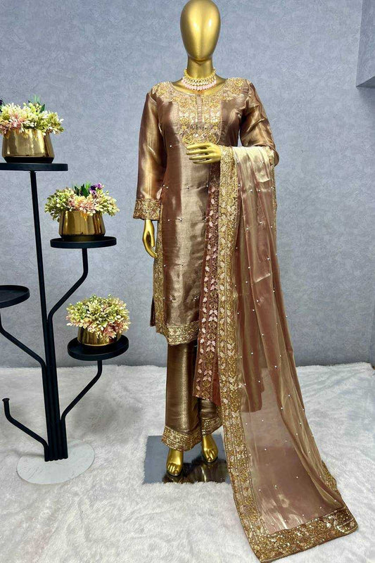 Jimmy Choo Kesh228 561 Suits & Dresses Islamic Clothing  Pakistani Ladies Silk Long Kurtis Suits