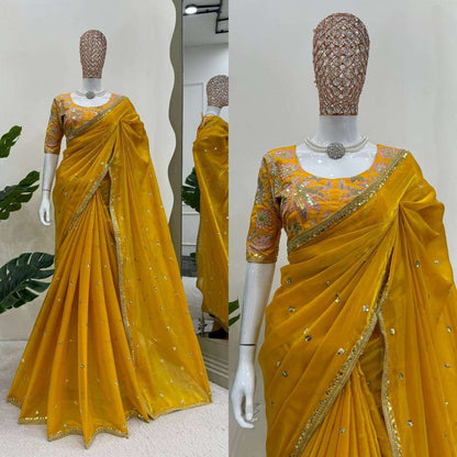 Jimmy Choo Rin133 495 Sarees  Jimmy Choo Fancy Sequence Work Diwali Collections