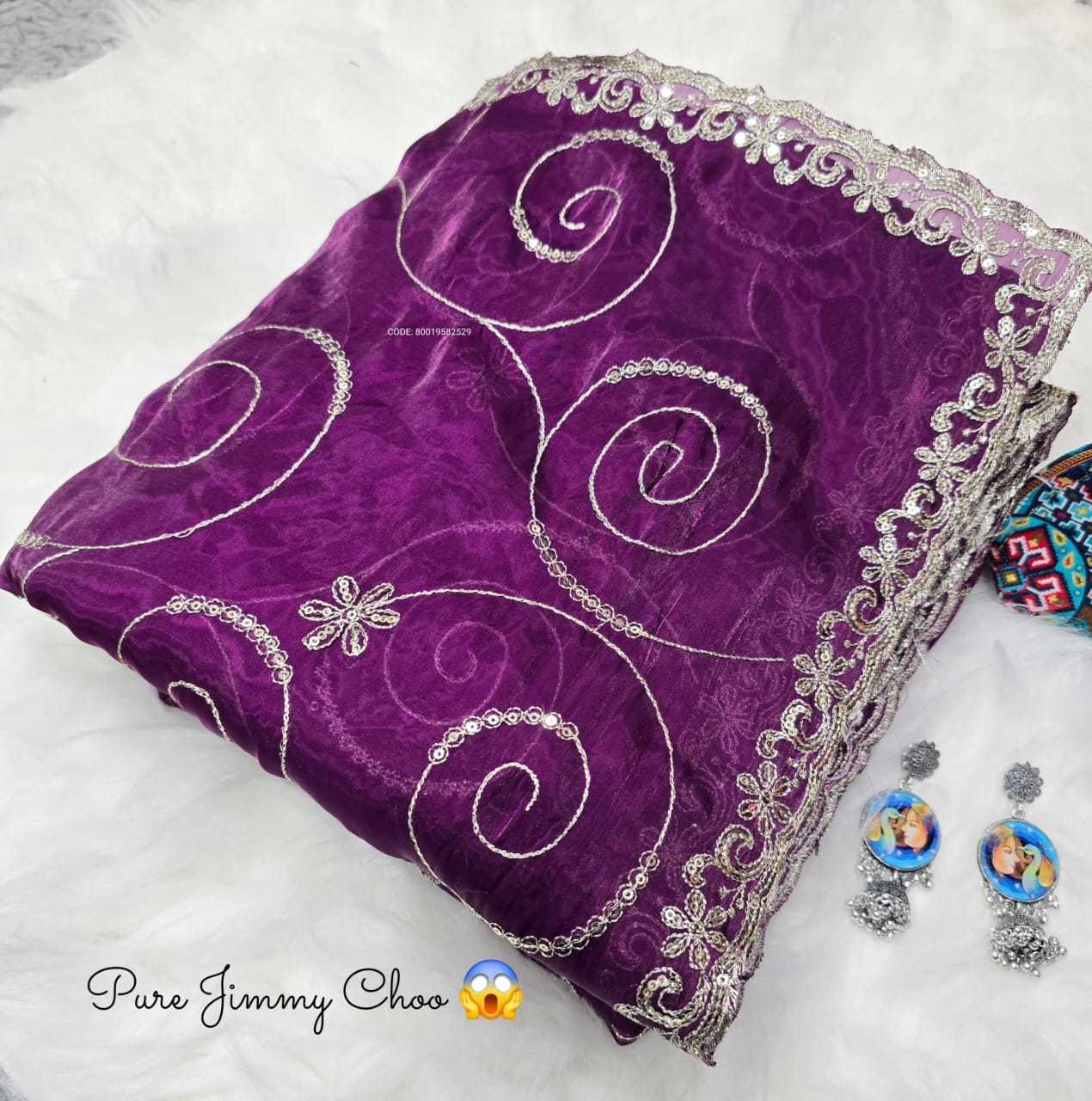 Jimmy Choo Rjk Pure  Sarees