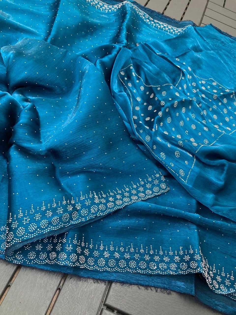 Jimmy Choo Run Siroski Sarees  Jimmy Choo Fancy Chiffon Sarees