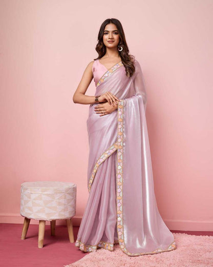 Jimmy Choo Rvl 27 Sarees  Jimmy Choo Party Wear Lace Border Sarees