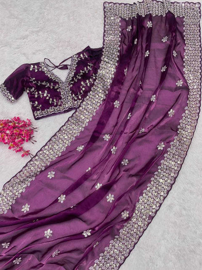 Jimyy Choo Run143 364 Sarees  Designer Jimmy Choo Sequence  Sarees